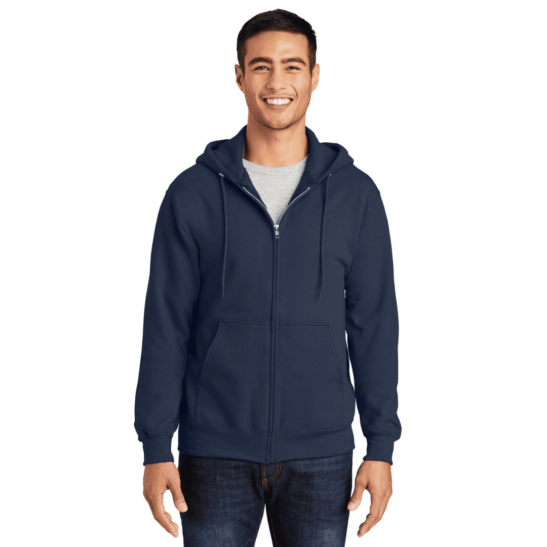 navy zip up sweatshirts