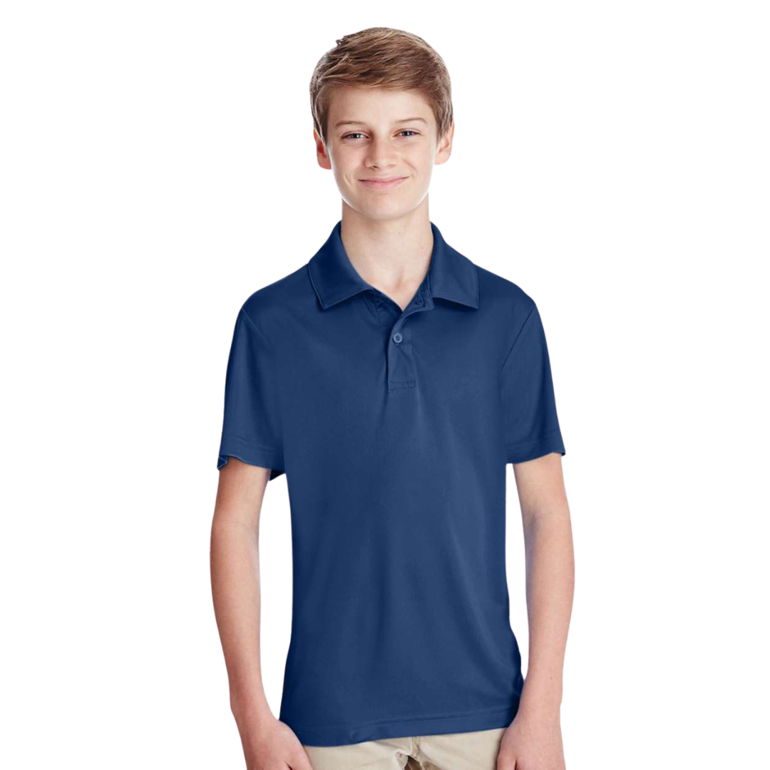 youth performance polo navy
