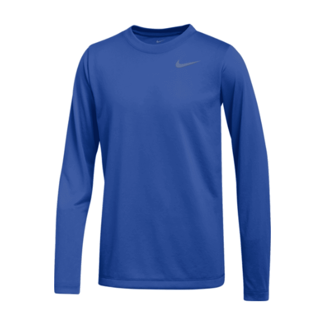 nike long sleeve tee royal